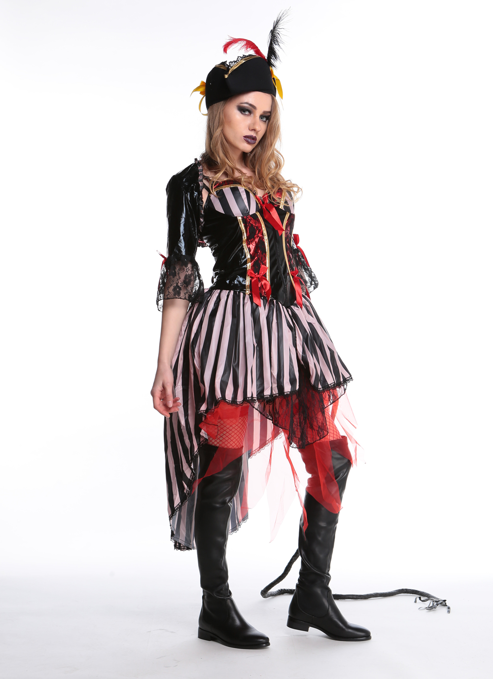 F1705 Women Halloween Party Pirates of the Caribbean Fashion Of Clothing Dresses